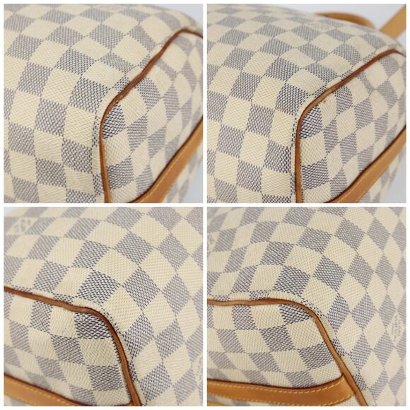 LOUIS VUITTON Damier Azur Speedy Bandouliere 25 Hand Bag N41000 LV Auth 143958V - Picture 14 of 16